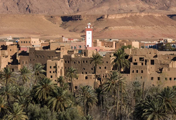 Small town in Dades Gorges region in Atla mountain, Morocco