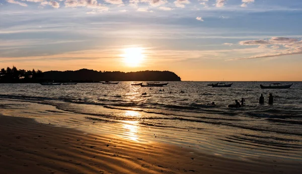 Spiaggia Ngapali Myanmar Birmania — Foto Stock