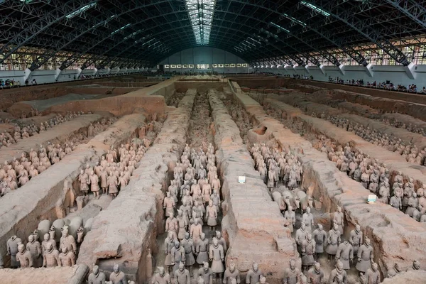 Xian China August 2017 Terracota Warriors Xian China — Stock Photo, Image