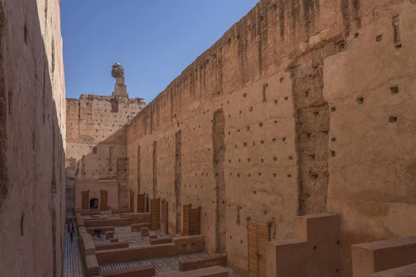 Marrakech Marruecos Diciembre 2017 Palacio Badi Palacio Badii Marrakech Marruecos —  Fotos de Stock