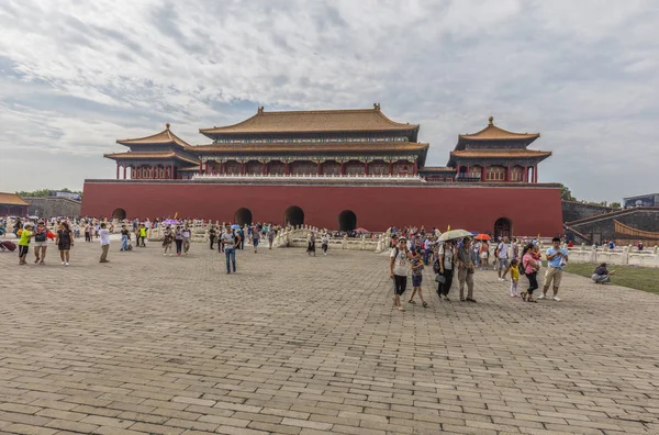 Peking China Juli 2017 Die Menschen Besuchen Die Verbotene Stadt — Stockfoto