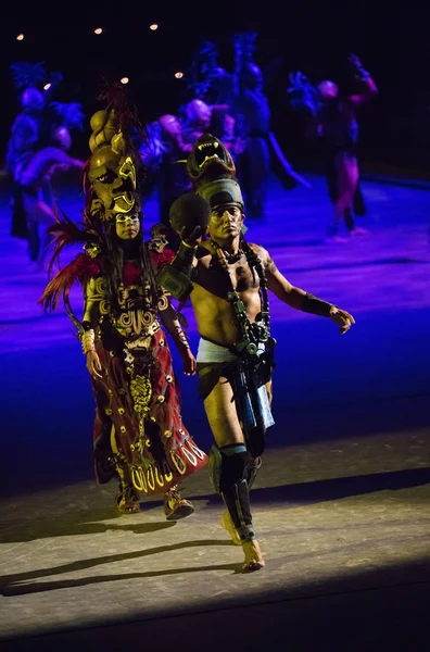 Xcaret Mexico January 2015 Traditional Folk Show — Stock Photo, Image