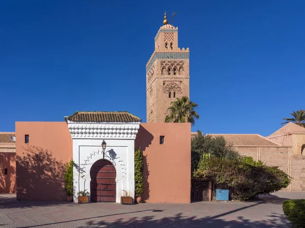 Κουτούμπια Τζαμί Μαρακές Μαρόκο — Φωτογραφία Αρχείου