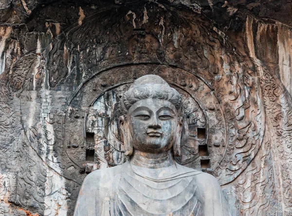 Chinese Buddhist Monument Longmen Grottoes Dragon Gate Grottoes Longmen Caves — Stock Photo, Image