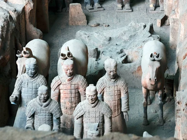 Xian China August 2017 Terracota Warriors Xian China — Stock Photo, Image