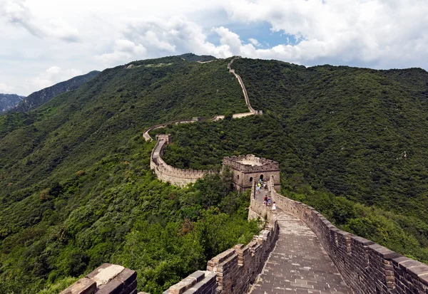 Çin Halk Cumhuriyeti Nde Pekin Yakınlarında Büyük Bir Duvar — Stok fotoğraf