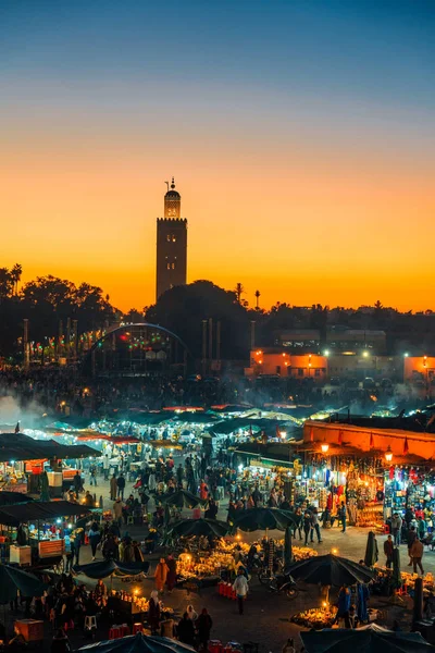 Jemaa Fna Square Main Market Square Center Marrakesh — Stock Photo, Image