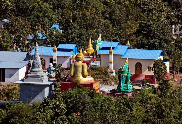 Utsikt Från Popa Mount Myanmar — Stockfoto