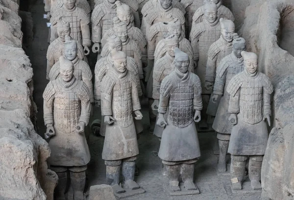 Xian Chiny Sierpnia 2017 Muzeum Wojowników Terracota Xian Chiny — Zdjęcie stockowe