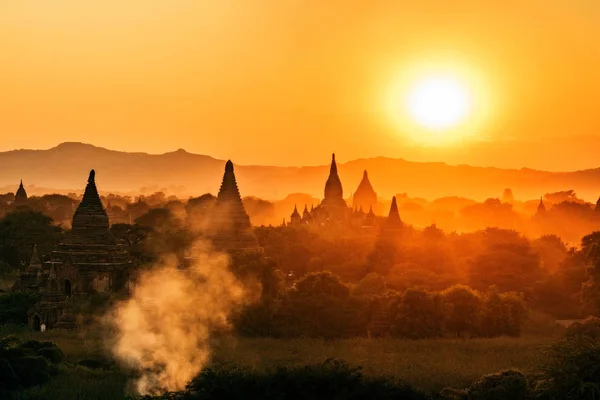 Sunrise Bagan Myanmar — Stock Photo, Image