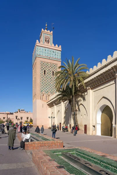 Marrakech Marruecos Diciembre 2017 Pequeña Mezquita Medina Casco Antiguo Marrakech —  Fotos de Stock