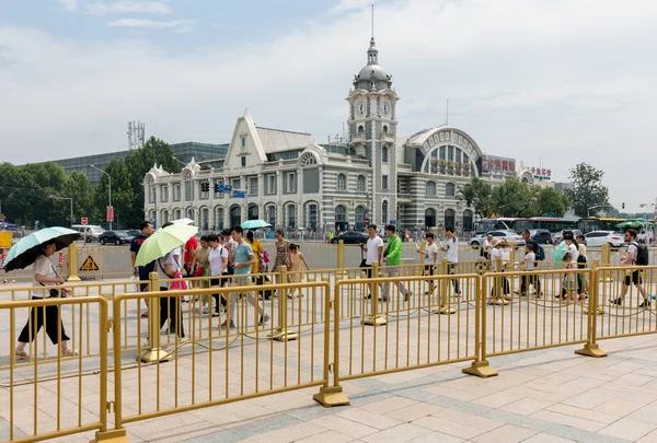 Being China Temmuz 2017 Tiananmen Meydanı Pekin Merkezinde Bir Şehir — Stok fotoğraf