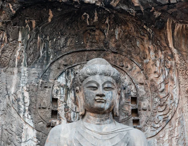 Longmen Grottoes Dragon Gate Grottoes Longmen Caves River — Stock Photo, Image