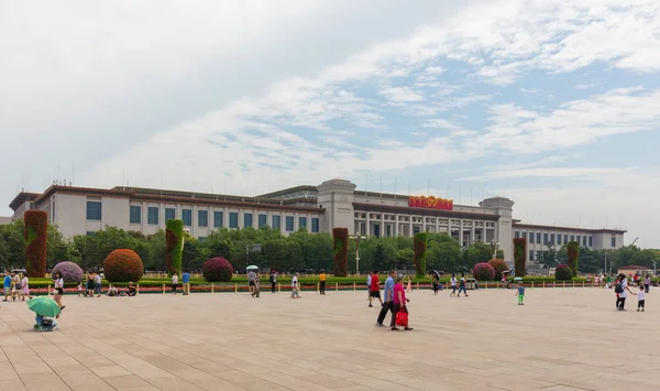 Siendo China Julio 2017 Plaza Tiananmen Una Plaza Ciudad Centro — Foto de Stock