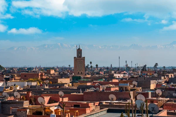 Marrakesh Morocco 2017年12月26日 马拉喀什麦地那 马拉喀什是摩洛哥最受欢迎的旅游胜地 — 图库照片