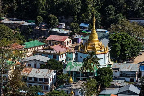 Utsikt Från Popa Mount Myanmar — Stockfoto