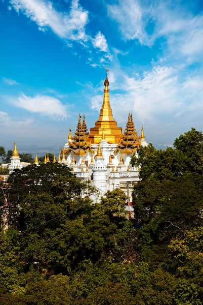 Vista Sagaing Hill Myanmar — Foto Stock