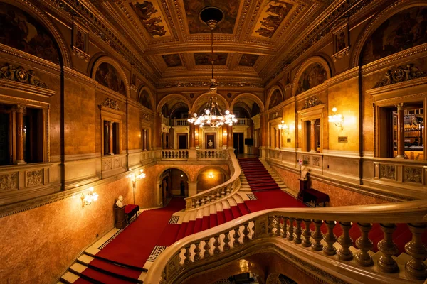 Budapest Hungría Noviembre 2016 Interior Royal State Opera House Húngara — Foto de Stock