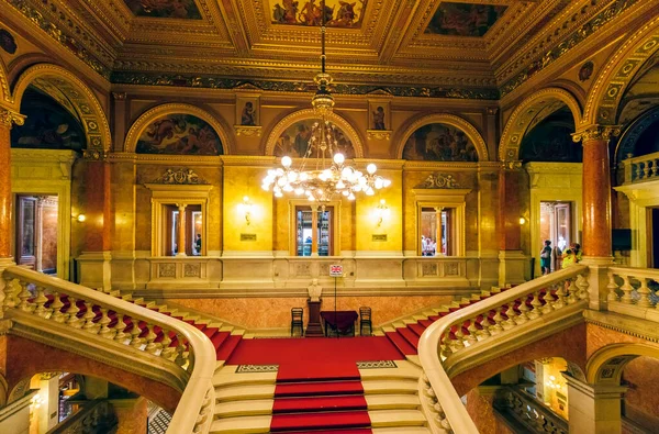 Будапест Хангари Ноября 2016 Венгерский Королевский Государственный Оперный Театр Считающийся — стоковое фото