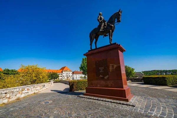 Budapest Ungern April 2020 Monumentet Artur Gorgey Buda Slott Ungern — Stockfoto