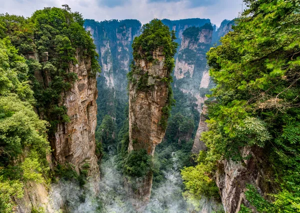 Montagne Avatar Zhangjiajie Cina Fotografia Stock