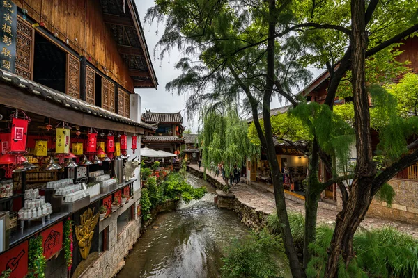 Lijiang Yunnan Kina Augusti 2019 Gamla Stan Lijiang — Stockfoto