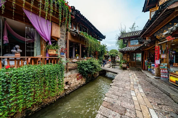 Lijiang Yunnan Chiny Sierpnia 2019 Stare Miasto Lijiang — Zdjęcie stockowe