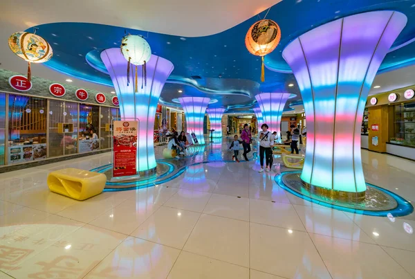 Interior Shopping Center Cidade Chinesa — Fotografia de Stock