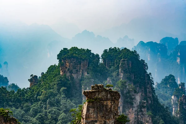 Montagne Avatar Zhangjiajie Cina Immagine Stock