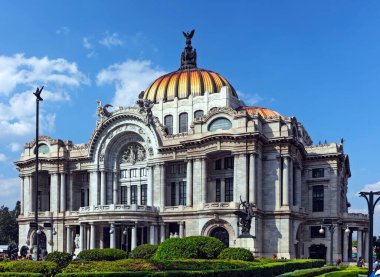Mexico City 'deki güzel eski mimari