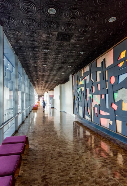 Mexique Décembre 2015 Intérieur Musée National Anthropologie Mexico Musée Visité — Photo