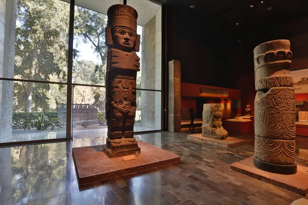Cidade México Dezembro 2015 Interior Museu Nacional Antropologia Cidade México — Fotografia de Stock