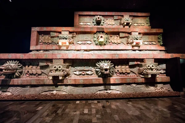 Mexico City December 2015 Interieur Van Het Nationaal Museum Voor — Stockfoto