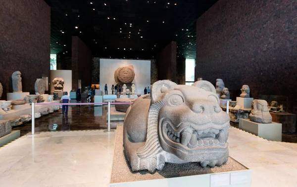 Mexico City December 2015 Interieur Van Het Nationaal Museum Voor — Stockfoto