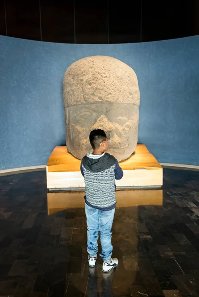 Ciudad México Diciembre 2015 Interior Del Museo Nacional Antropología Ciudad —  Fotos de Stock