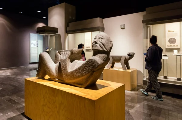 Ciudad México Diciembre 2015 Interior Del Museo Nacional Antropología Ciudad — Foto de Stock