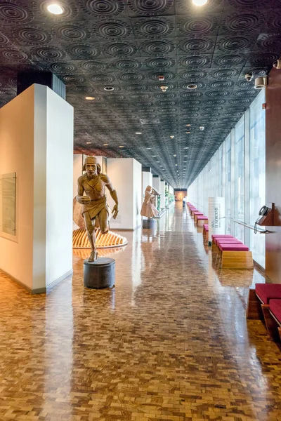 Mexico City 2015 Interior National Museum Anthropology Mexico City 멕시코에서 — 스톡 사진