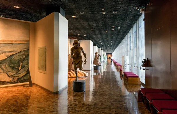 Cidade México Dezembro 2015 Interior Museu Nacional Antropologia Cidade México — Fotografia de Stock