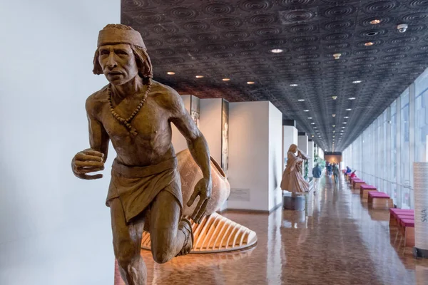 Ciudad México Diciembre 2015 Interior Del Museo Nacional Antropología Ciudad —  Fotos de Stock