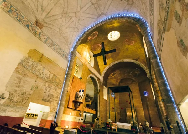 Interior Antigua Iglesia Cristiana México — Foto de Stock