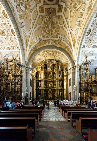 Interior Antigua Iglesia Cristiana México — Foto de Stock