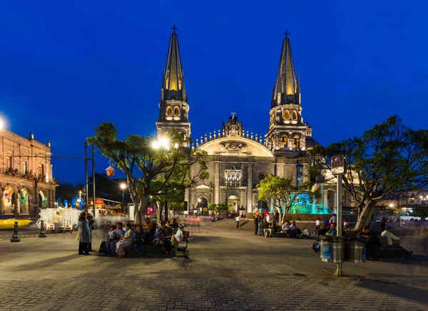 Catedral San Isaac Por Noche —  Fotos de Stock