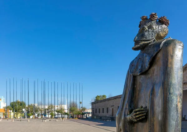 Estatua Plaza Ciudad Mexicana —  Fotos de Stock