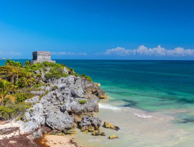 Tulum Maya harabeleri Riviera Maya, Meksika 'da