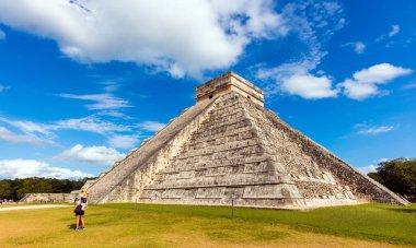 Chichen itza, Meksika 'nın antik Maya kalıntıları.