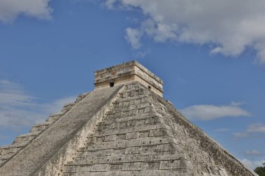 Chichen itza, yucatan ve Meksika harabeleri.