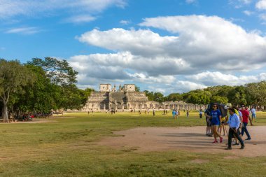 Chichen itza, yucatan ve Meksika harabeleri.