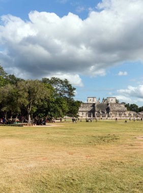 Chichen itza, yucatan ve Meksika harabeleri.