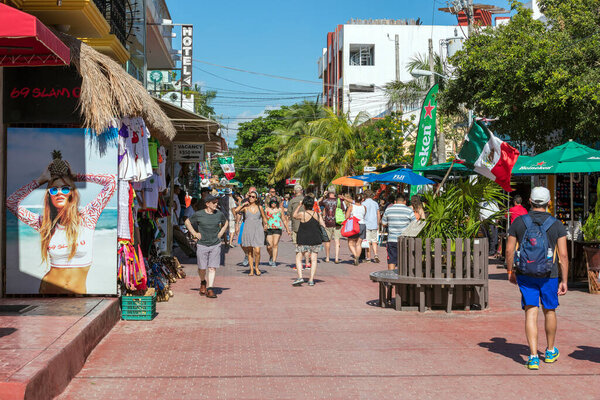 Beautiful touristic city in Mexico