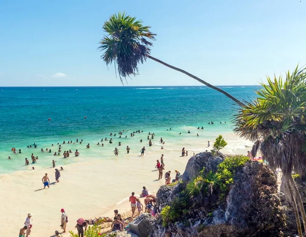 Aerial View Beach Sea Tropics — Stock Photo, Image